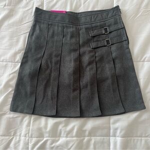 NWT French Toast Pleated Uniform Skirt Size 10 Grey Catholic Private Sch…